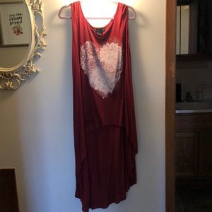 High low tank top